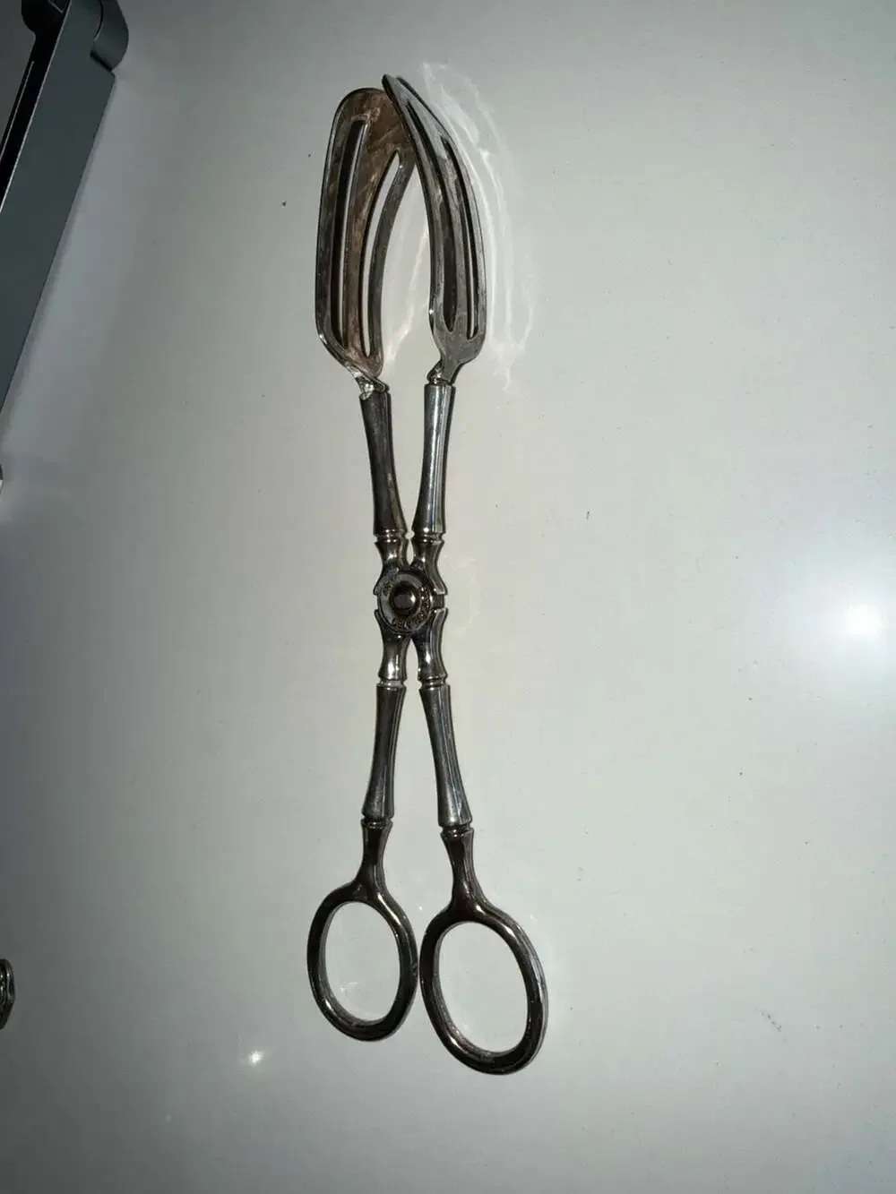 Vintage Silver Plated Made in Italy Salad Serving Utensil - ,